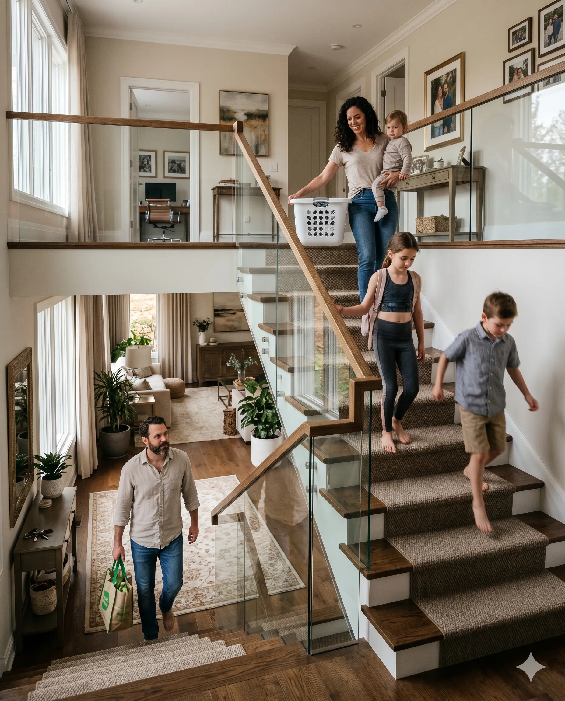 Staircases become the most used area in duplex homes